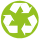 Logo du tri pour illustrer la prévention et le tri des déchets dans le cadre du tourisme responsable à Paris et à l'Hôtel de Seine